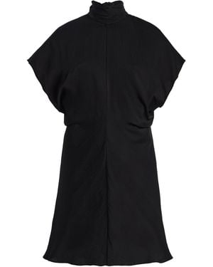 Bondi Born Ardea Tie-Neck Satin Mini Dress - Black