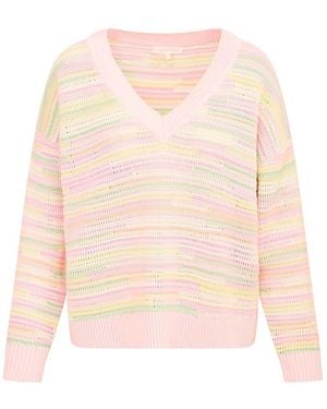 LoveShackFancy Marlieanna Cotton Knit Pullover - Pink