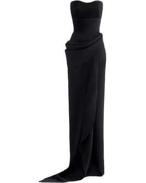 Maticevski Marlene Strapless Gown - Black