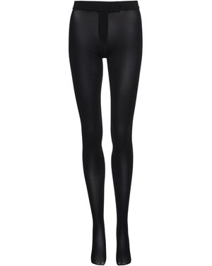 Magda Butrym Stretch-Jersey Trouser Tights - Black
