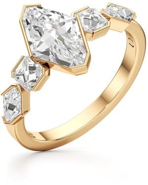 UNSAID Armour 18K Diamond Ring - White