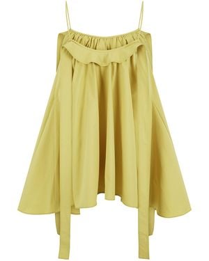 Harris Tapper Exclusive Park A-line Top - Yellow