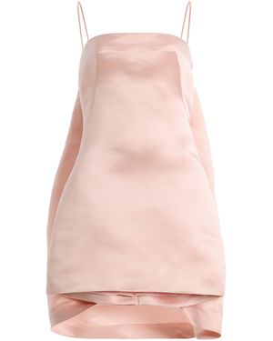 Givenchy Cape-Detailed Duchesse Satin Mini Dress - Pink