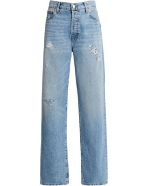 ÉTERNE Saint Rigid Boyfriend Jeans - Blue