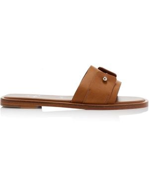 Christian Louboutin Chambelimule Leather Sandals - Natural