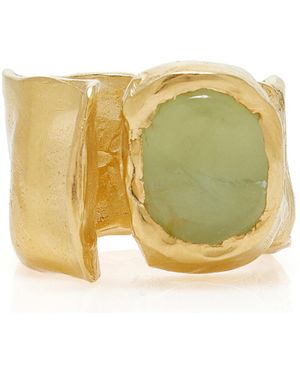 SIMUERO Uva 18k Gold-plated Ring - Metallic