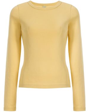 Flore Flore Max Cotton T-Shirt - Yellow