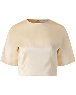 Kate Hundley Exclusive Silk Baby Tee - Natural