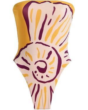 Cala De La Cruz Lore One-Piece Swimsuit - Pink