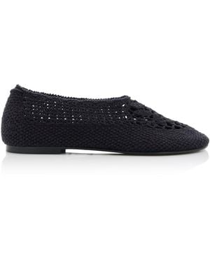 Hvoya Merezhyvni Woven Flats - Black