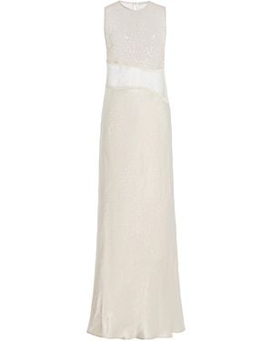 Third Form Twilight Sequined Maxi Dress - White