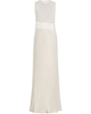 Third Form Twilight Sequined Maxi Dress - White