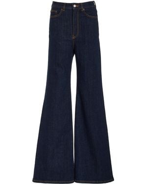 Jeanerica Fuji High-rise Flared Jeans - Blue