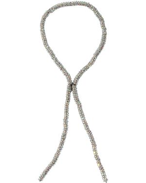 PEARL OCTOPUSS.Y Serpent Beaded Wrap Necklace - Metallic