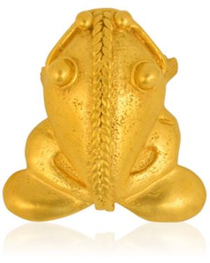 CANO Patu 24K-Plated Pendant/Brooch - Yellow