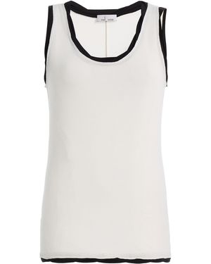 Mel Usine Blois Twisted-Trim Tank Top - Blue