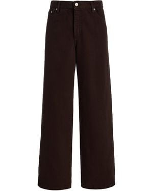 By Malene Birger Vinola Rigid Mid-Rise Straight-Leg Jeans - Black