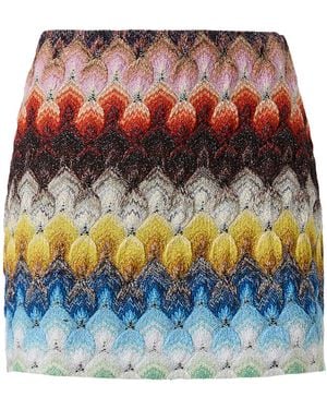 Missoni Knit Mini Skirt - Multicolour