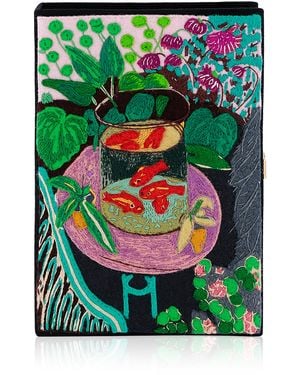 Olympia Le-Tan The Goldfish Clutch - Green