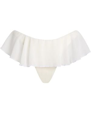 Mare Perpetua Nostalgia Bikini Bottom - White