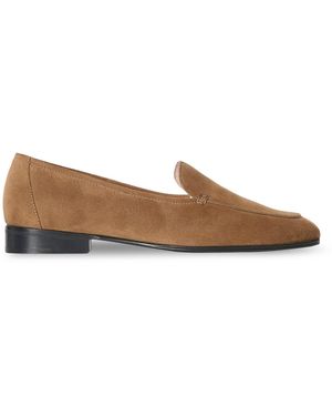 The Row Adam Two Suede Loafers - Brown