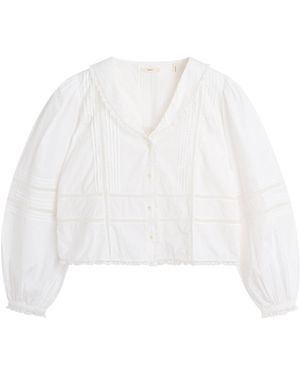 SKALL Primula Cotton Shirt - White