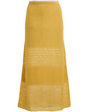 Escvdo Supe Cotton Maxi Skirt - Yellow