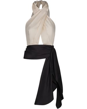 Johanna Ortiz The Memory Of Light Cutout Stretch-Cotton Top - White