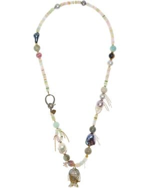 Joie Pastel Cotton Candy Glow Fish Diamond Rockstar Necklace - Multicolour