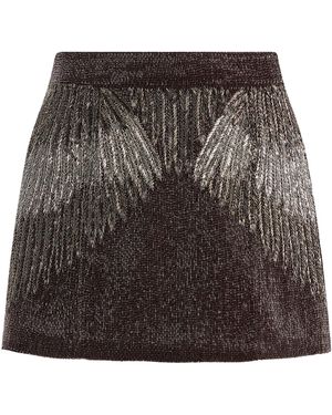 Twp Minnies Silk Skirt - Brown