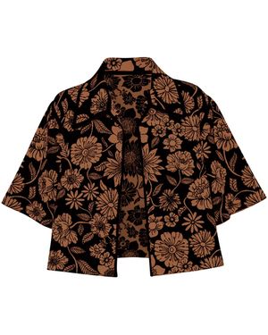 Pepa Pombo Savanna Printed Jacket - Brown