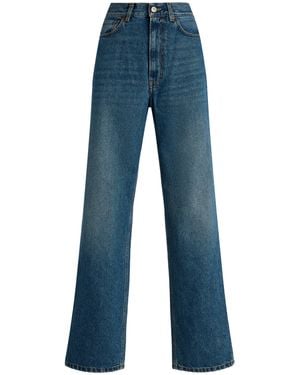 House of Dagmar High-Rise Wide-Leg Jeans - Blue