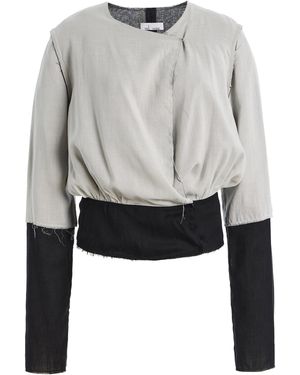 Mel Usine Morgane Bomber Field Jacket - Natural