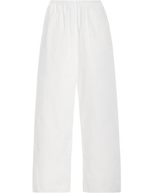 Deiji Studios Ease Cotton Trousers - White
