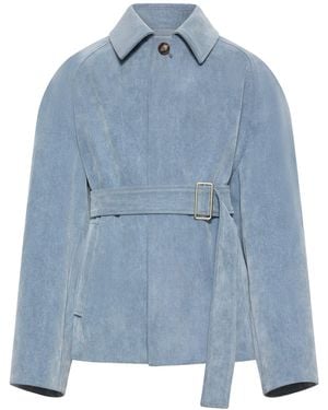 OSSOU Hunt Cotton-Blend Jacket - Blue