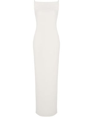 Givenchy Crepe Maxi Dress - White