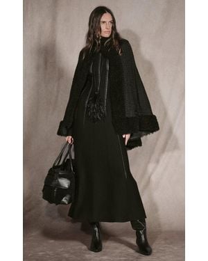 Johanna Ortiz X Pepa Pombo Dark Opulence Cape - Brown