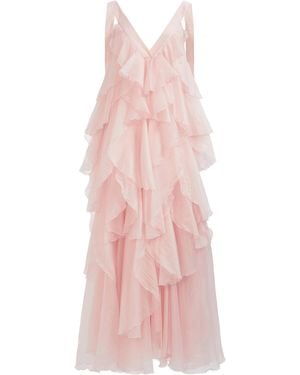 Aje. Athena Ruffled Gown - Pink