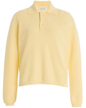 High Sport Exclusive Brooke Cotton Polo Jumper - Yellow