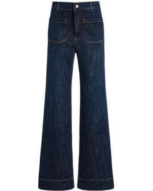 Jeanerica St Monica Low-Rise Flared-Leg Jeans - Blue