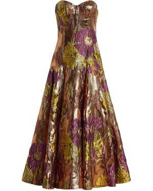 Ulla Johnson Liza Midi Dress - Brown