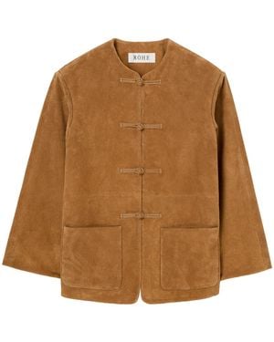 Rohe Marie Suede Jacket - Brown