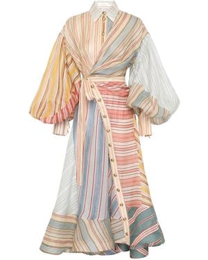Zimmermann Striped Pattern Dress - Multicolour