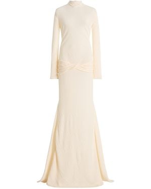 Anna October Alina Knit Maxi Dress - Natural
