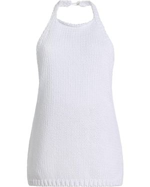 Rohe Cotton Knit Halter Top - White