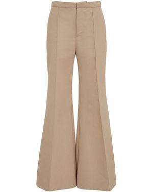 パンツ GIAMBATTISTA VALLI Cropped silk blend pants Black Giambattista Valli Pants for Women | Online Sale up to 88