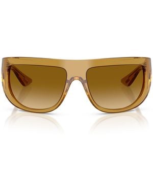 KHAITE X Oliver Peoples 1974C Mask-Frame Acetate Sunglasses - Natural
