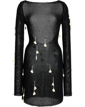 Anna October Exclusive Emmeline Mini Dress - Black