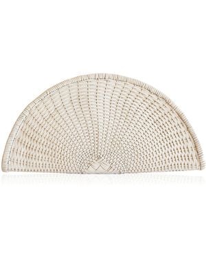 Bembien Perla Leather Clutch - Natural