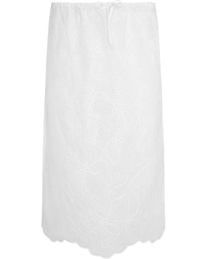 Onia Drawstring Midi Skirt - White